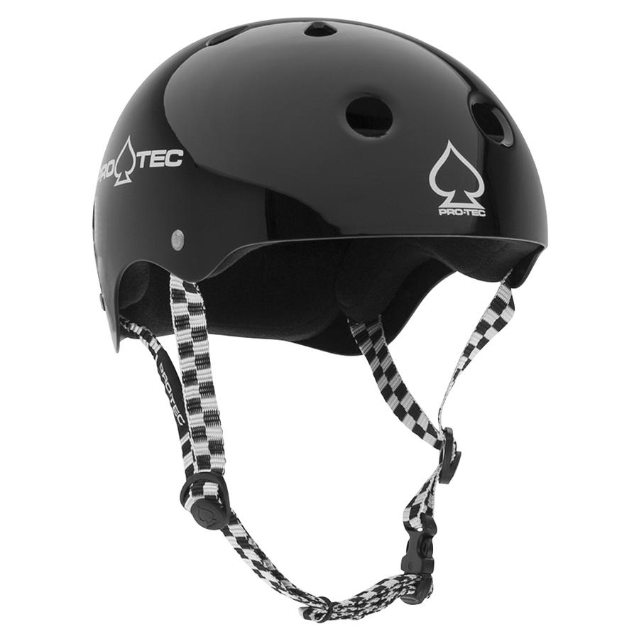 Pro Tec Classic Skate Black Checker Helmet Helmets At Tri Star Skateboards