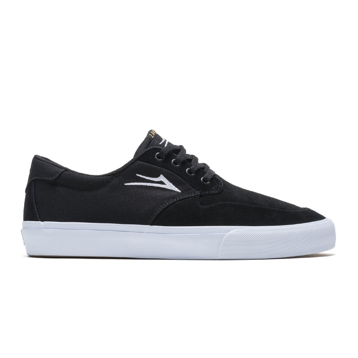 lakai black and white shoes