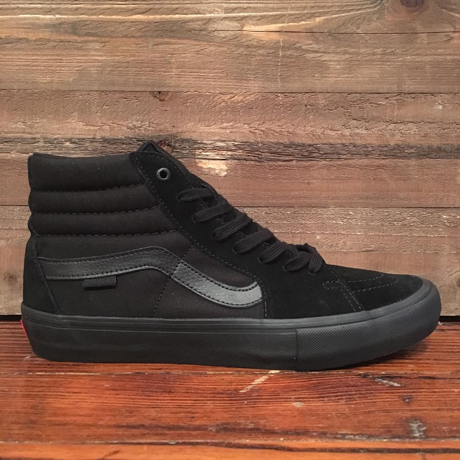 vans sk8 hi pro shoes blackout