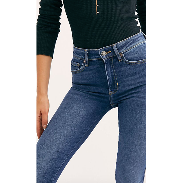 raw high rise jegging free people