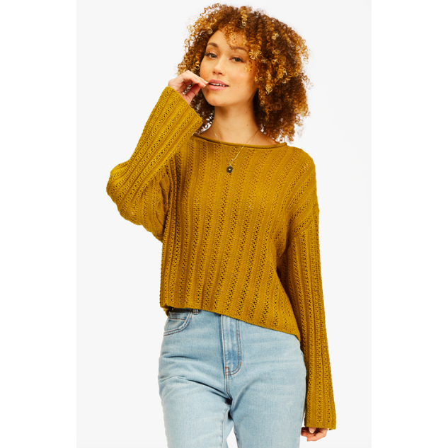 wide neck pullover