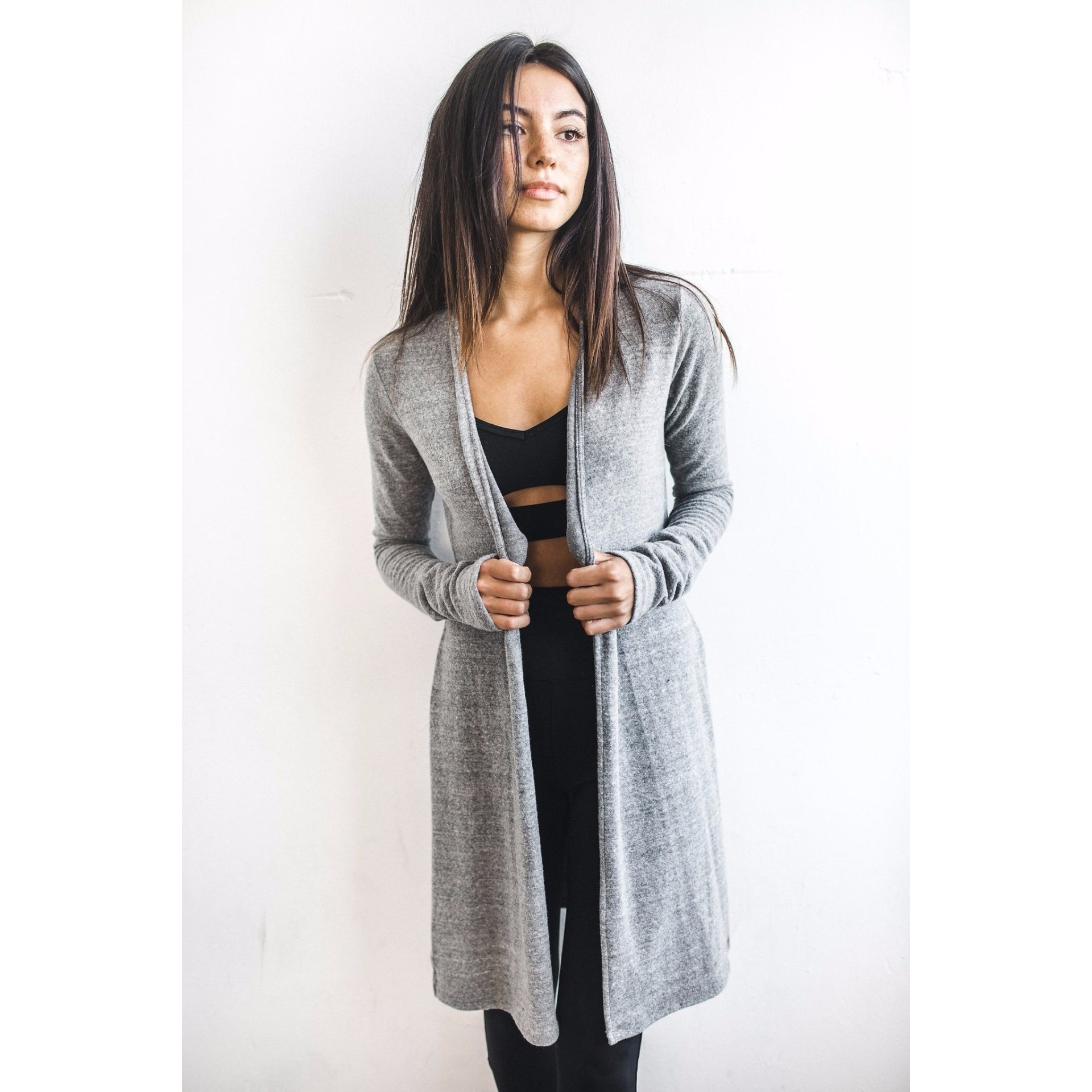 silent theory ashleigh hooded cardigan