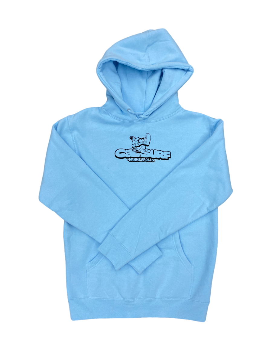Supreme Bandana Box Logo Hooded Sweatshirt Light Blue Herren