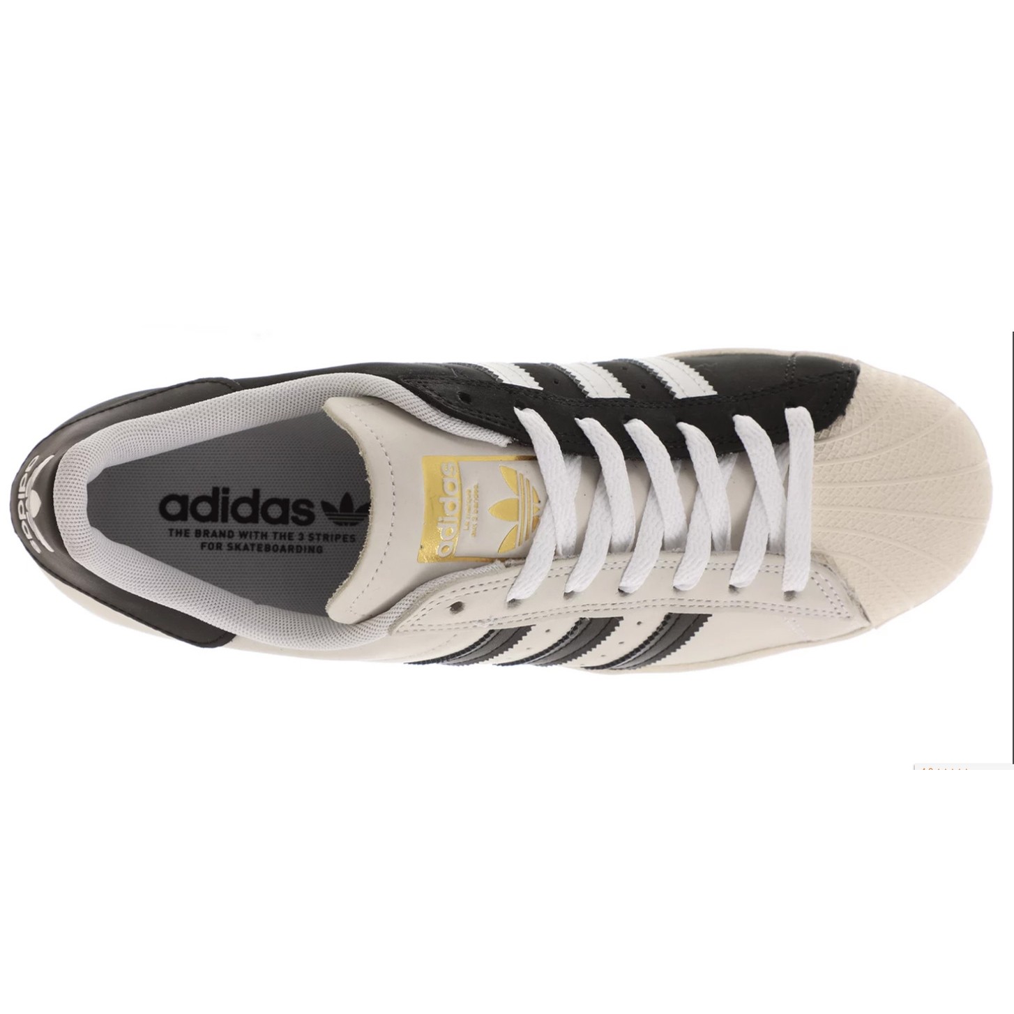 Adidas SUPERSTAR (WHT/BLK/GLD) Shoes Mens at Cal Surf