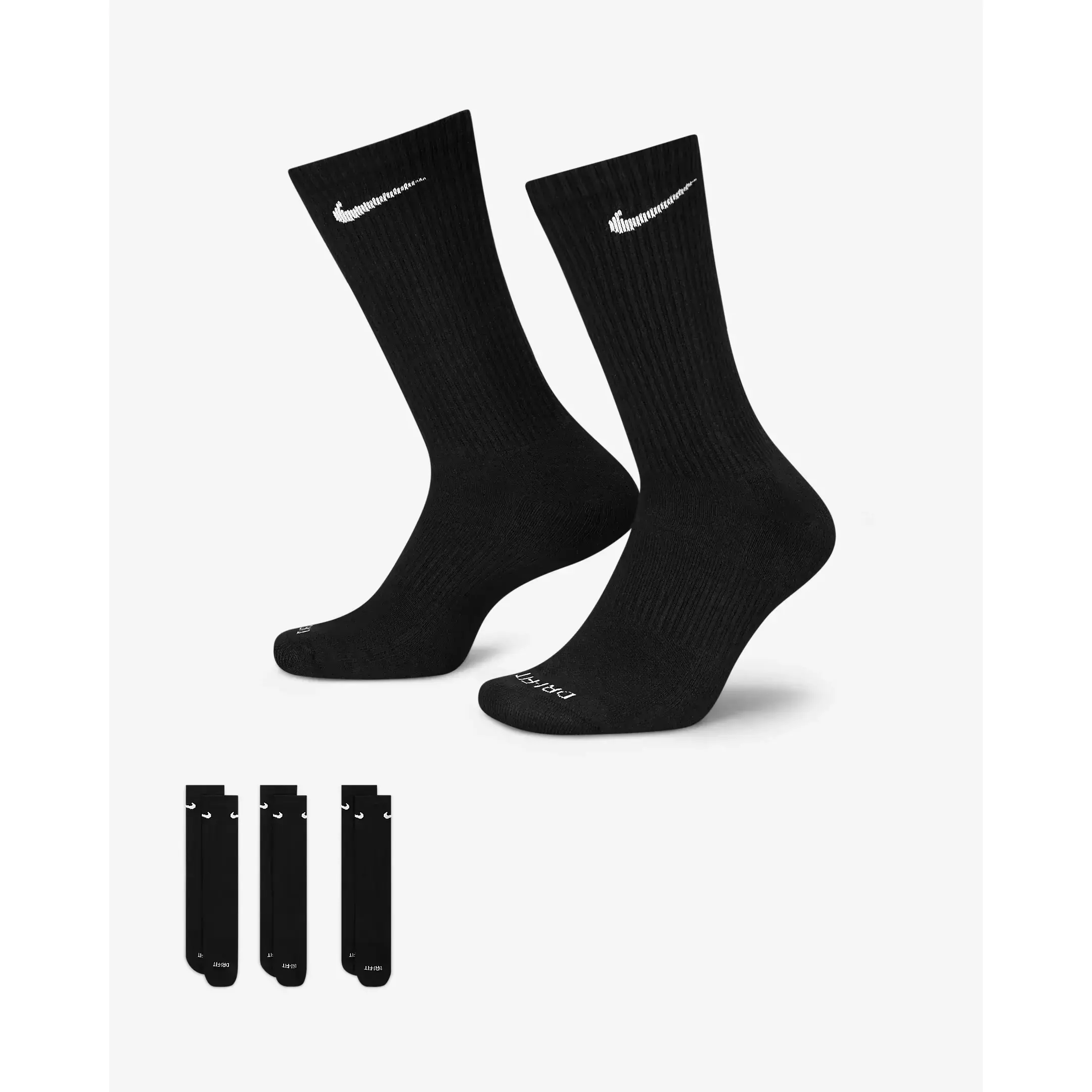 Nike SB Everyday Plus Cushioned Crew Sock 3 Pack Socks