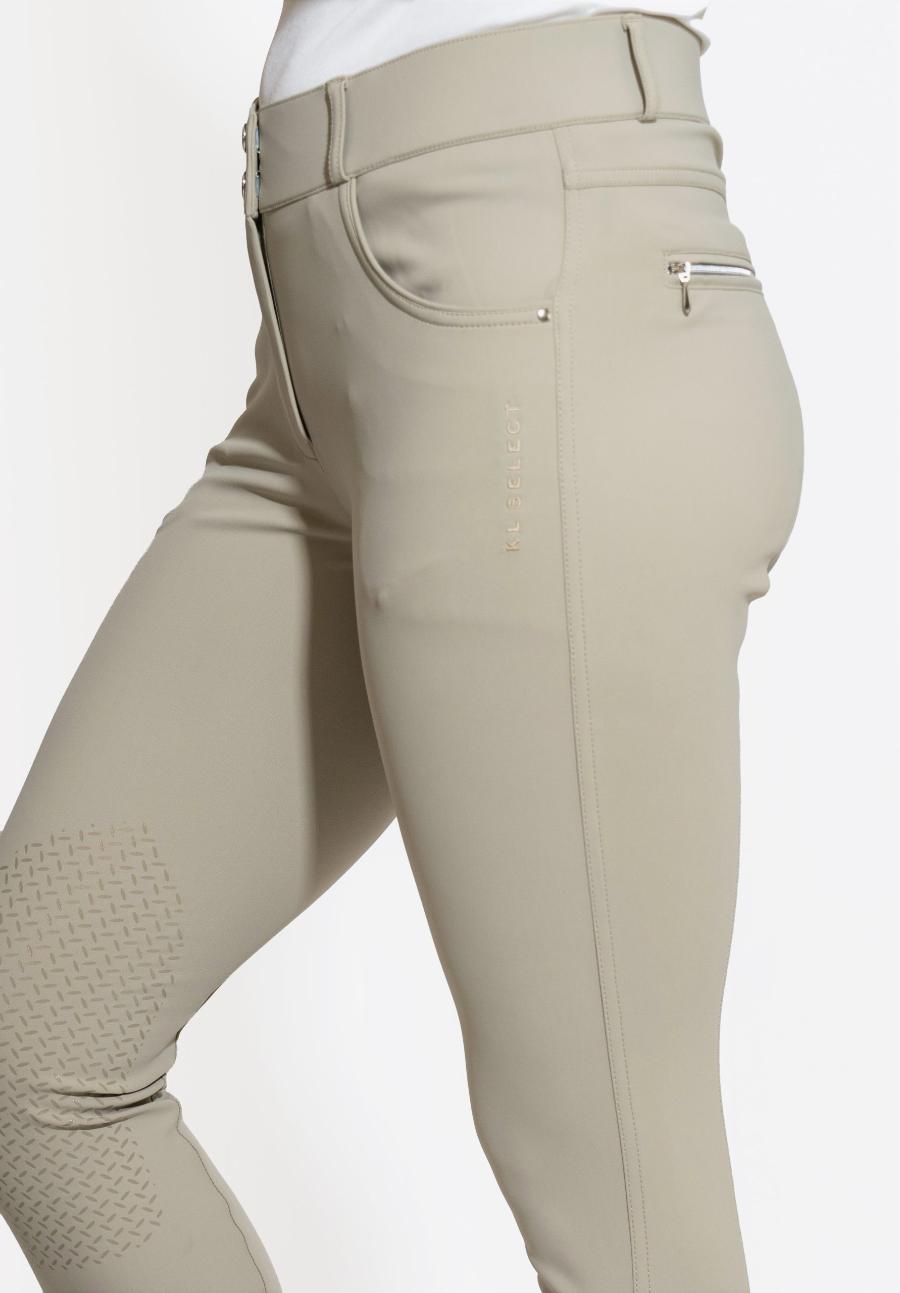 KL Select Gabrielle Knee Patch Breech (Beige) Ladies Breeches at ...