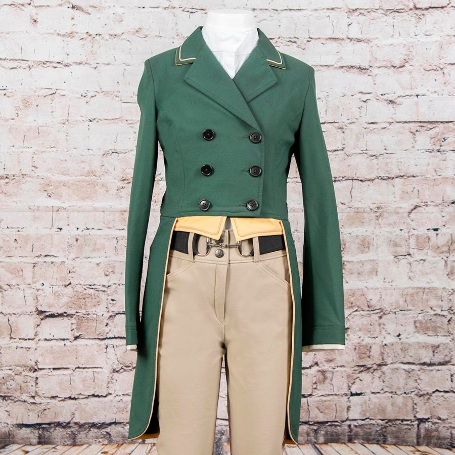 Charles Ancona Consigned Girls Shadbelly (Size 10, Green) Hunt Coats
