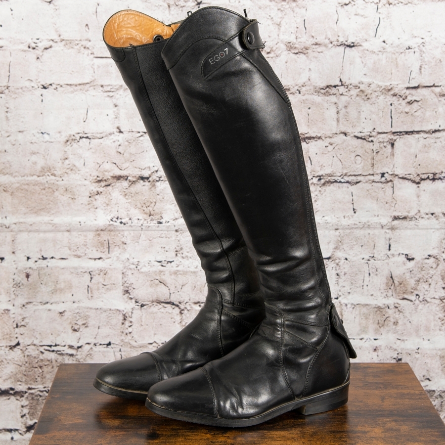 Black wellington shop dress boots