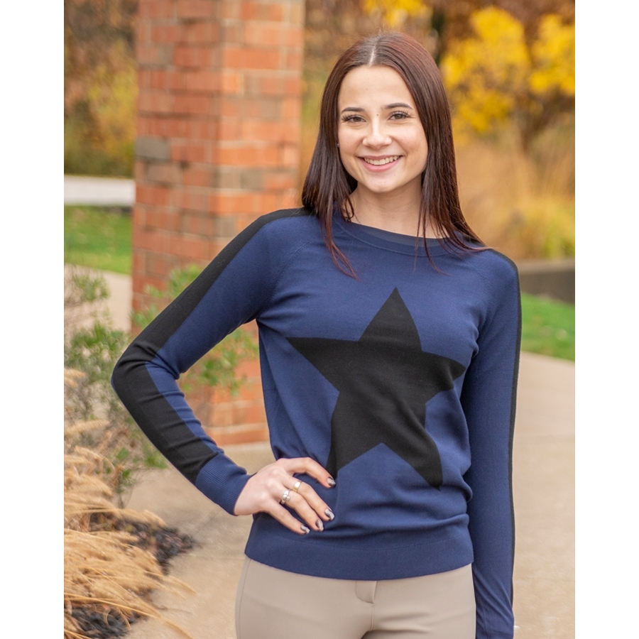 Women's Navy Sweaters