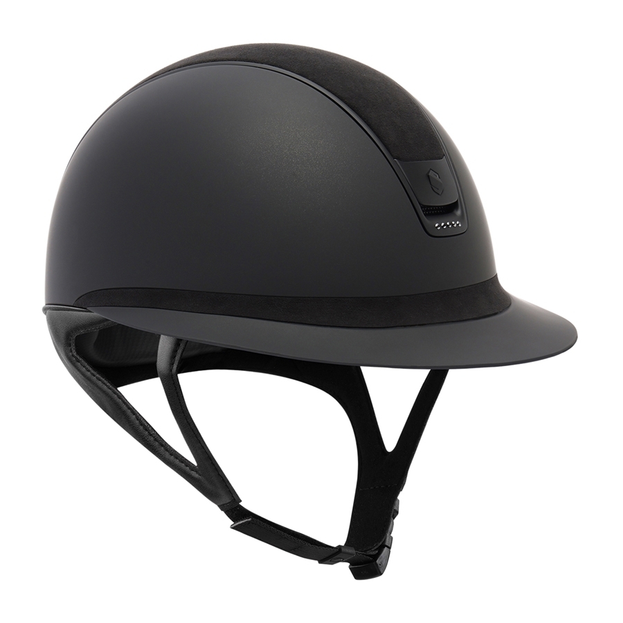 Samshield Miss Shield Black Matte 5 Crystal 2.0 Helmet Helmets at ...