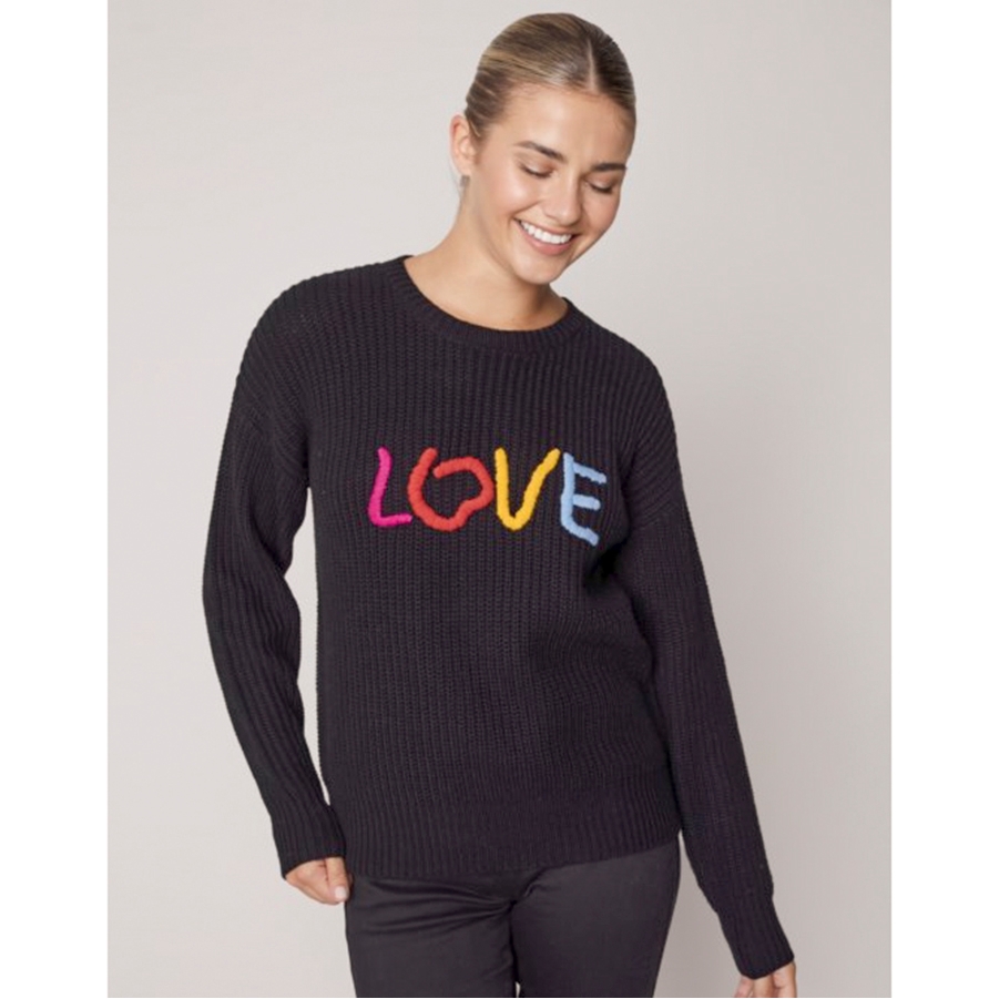 Black love sweater hot sale