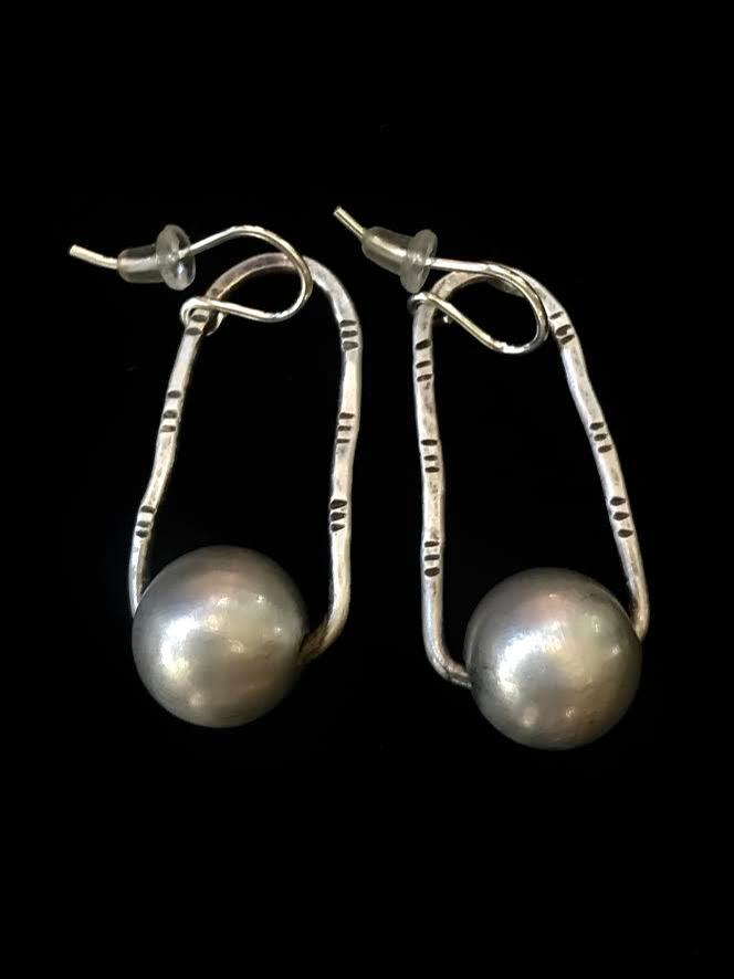 Margaret Sullivan Silver Large Ball Earrings Jewelry Margaret Sullivan ...