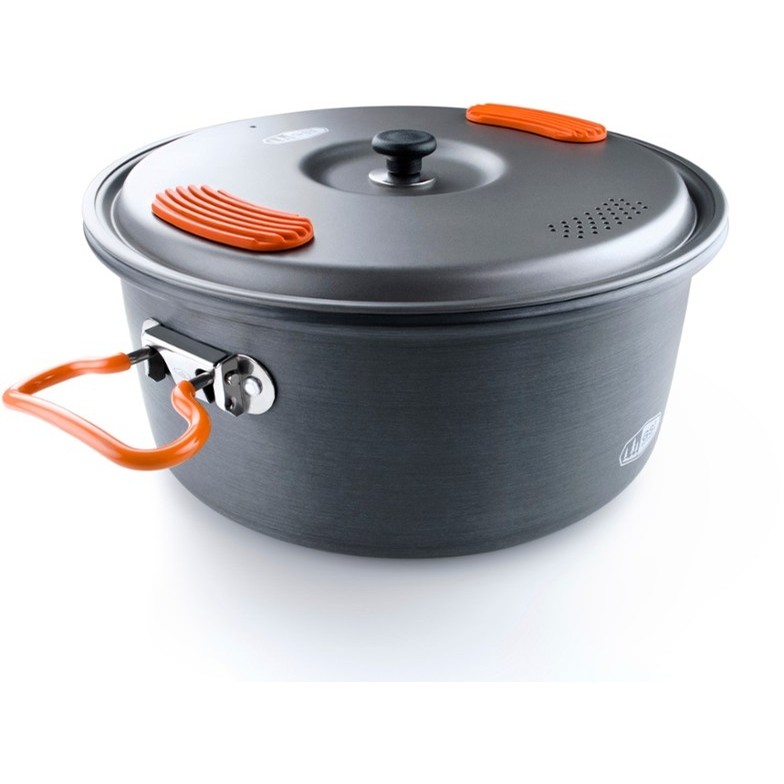 Partner Steel Co Partner Steel Hard Anodized Dutch Oven - 12in (10qt)  Camping Kitchen Cookware at Down River Equipment