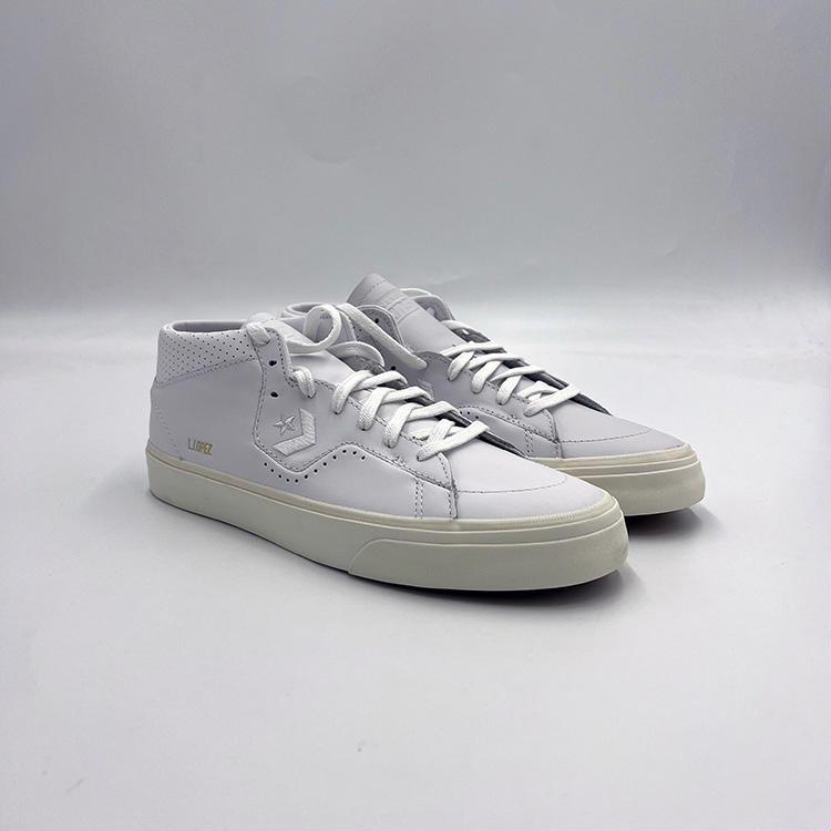 Converse Louie Lopez Pro Mid White White Egret Shoes Mens at