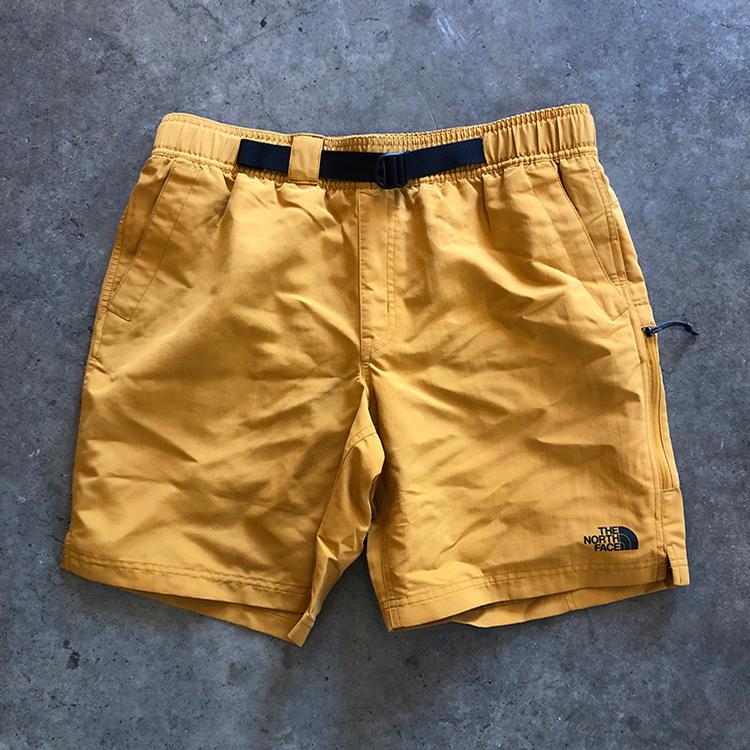 Yellow north 2025 face shorts