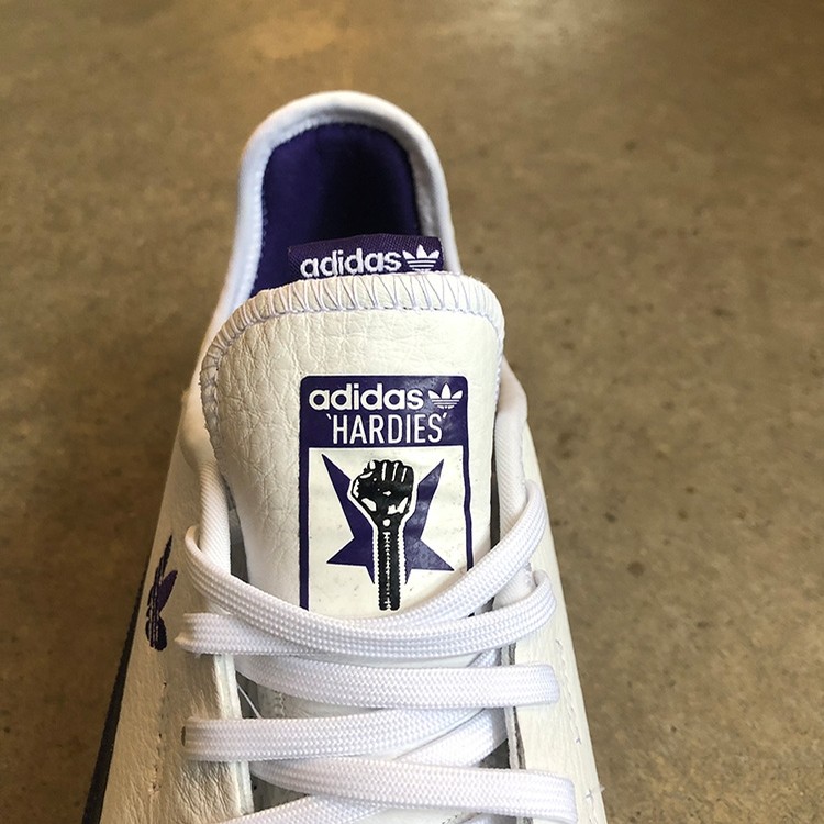Tact Tot ziens blik Adidas Sabalo X Hardies (White/Purple) Shoes Mens at Emage Colorado, LLC