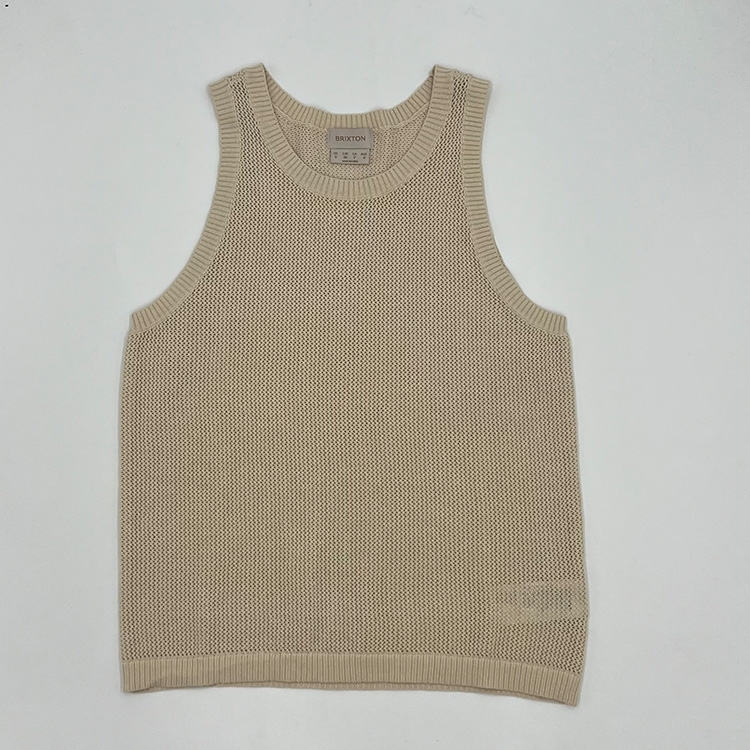 Brixton Crest Beige Tank Top