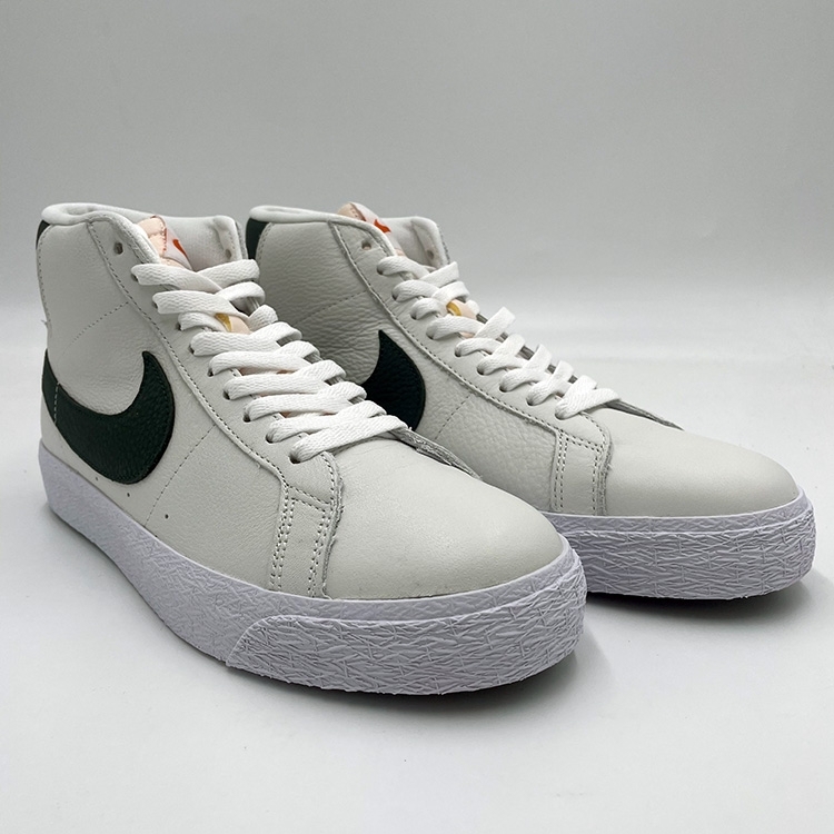 Nike SB Blazer Mid ISO (White/Pro Green) Shoes Mens at LLC