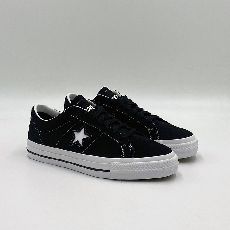 Converse One Star Pro OX (Black/Black/White) Shoes Mens at Emage Colorado,  LLC