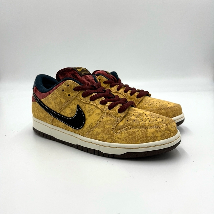 Nike SB Dunk Low Pro Celestial Gold Black Shoes Mens at Emage Colorado LLC