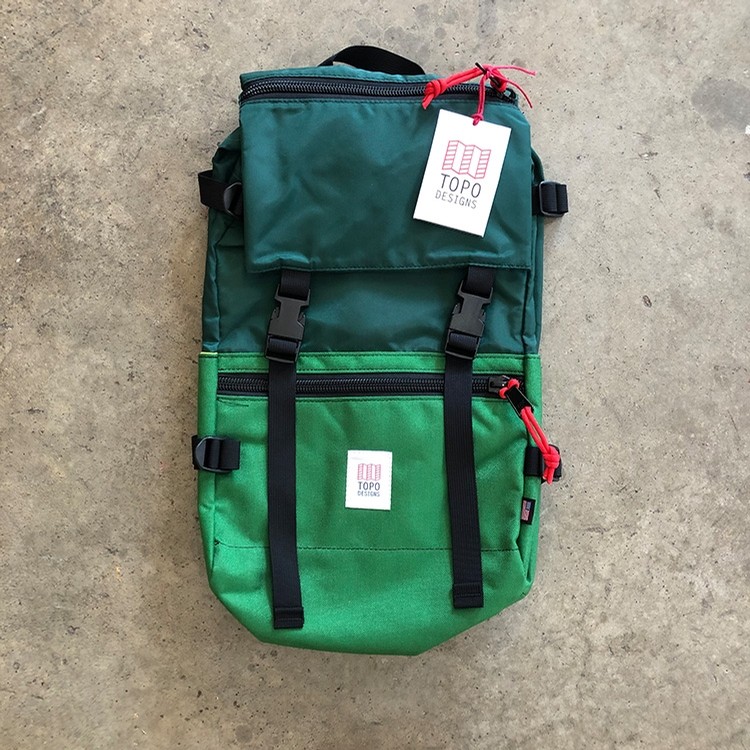 Topo Designs Classic Rover pack- hotsell Forest/Kelly