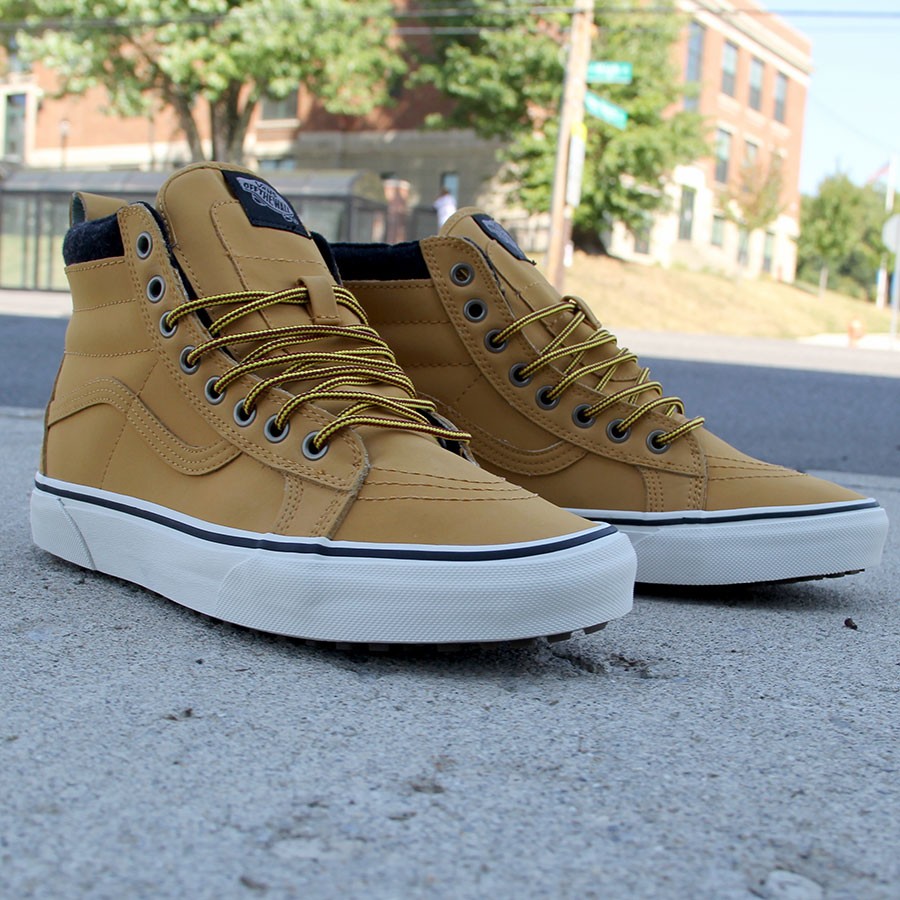 Vans Sk8-Hi MTE (Honey/Leather) Shoes at Embassy