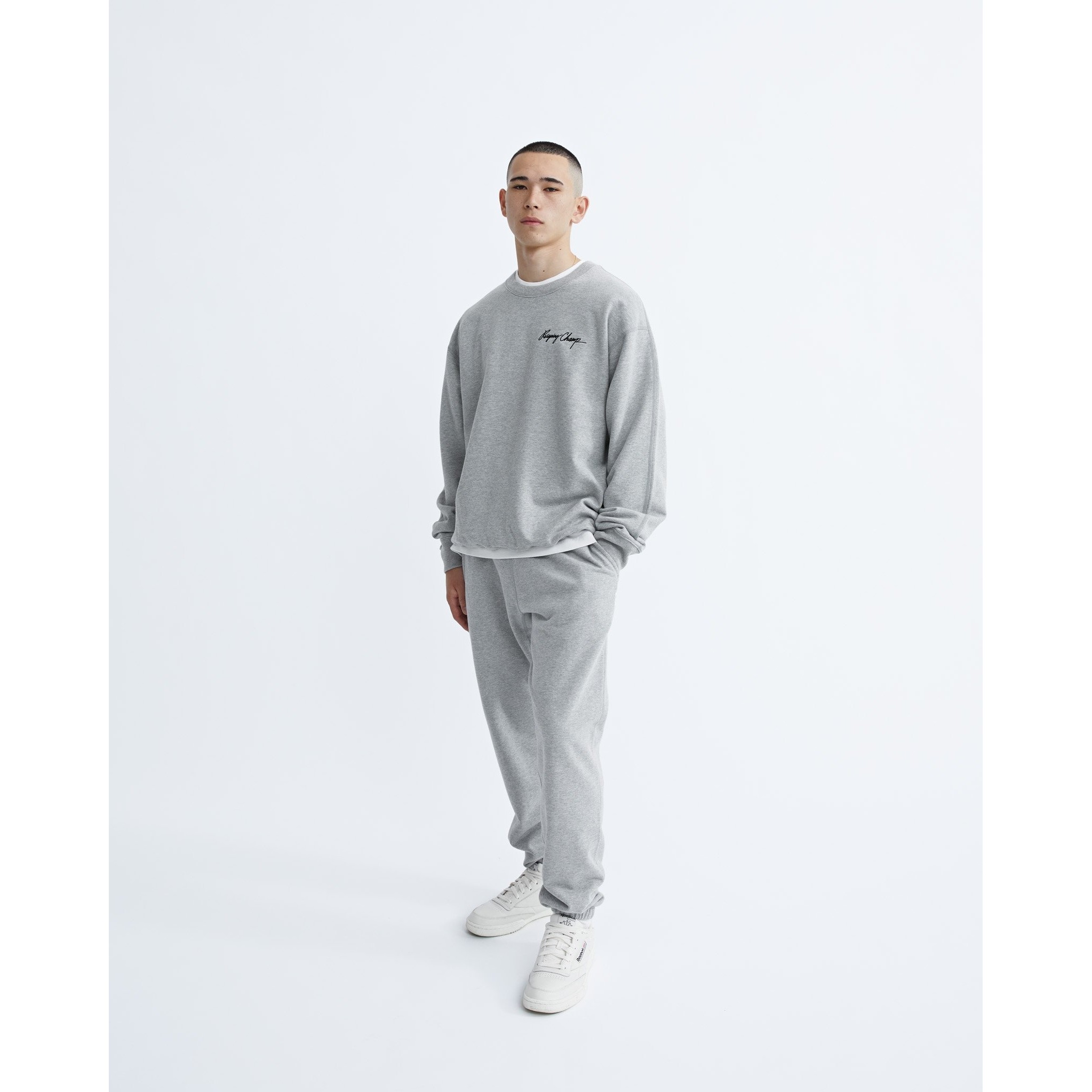 reigning champ relaxed crewneck