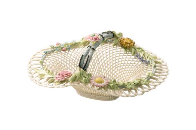 Belleek China Henshall Basket Gifts Collectables at Irish on Grand