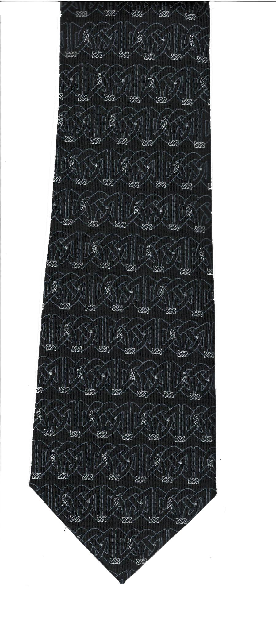 Patrick Francis Book of Kells Silk Tie (Black) Clothing Accessories at ...