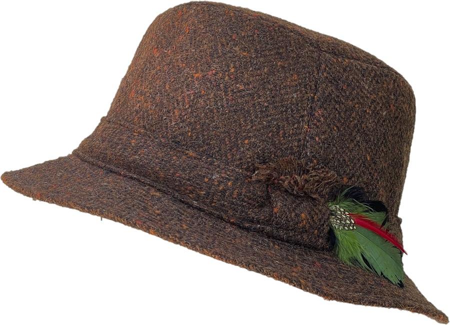 Hanna Walking Hat Striped Brown - Irish Jewelry, Irish Store, Tipperary  Irish Importer