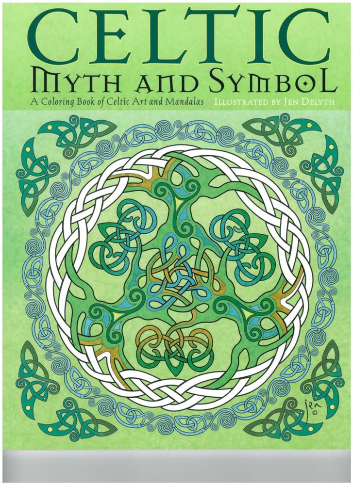 Books A-J Jen Delyth,Celtic Myth and Symbol: A Coloring Book of Celtic ...