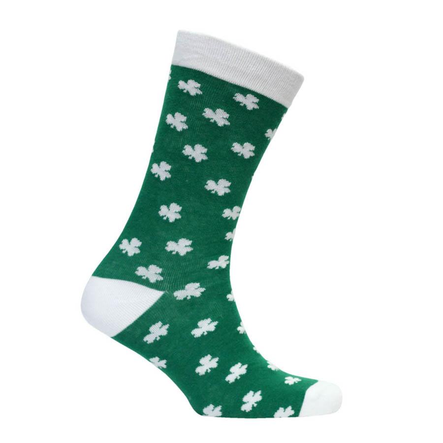 Irish Traditional Craft Men's Shamrock Socks Clothing Accessories at ...