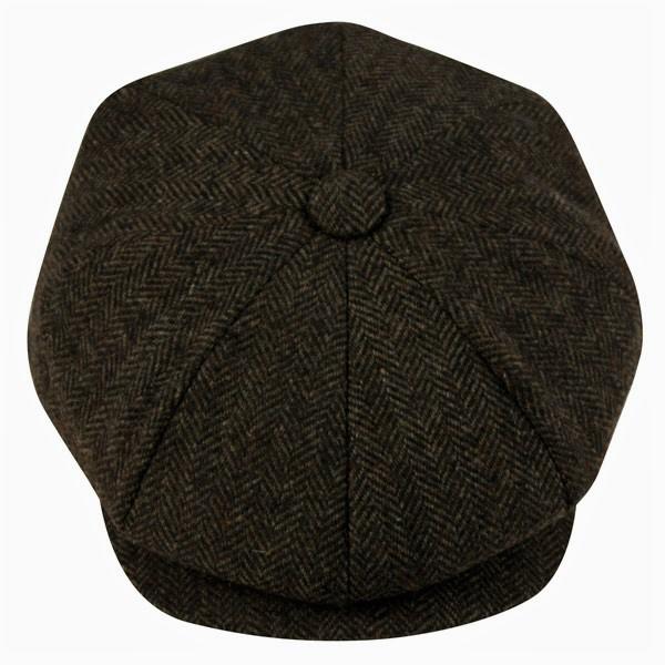 Traditional Irish Cap Irish Newsboy Cap (Olive Green Herringbone ...