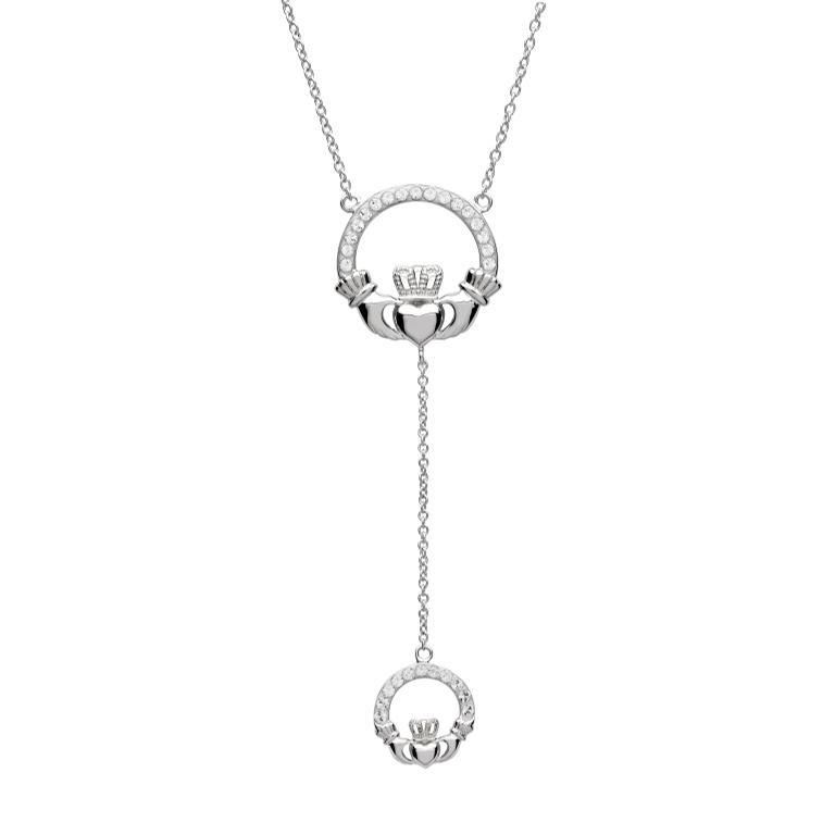 Shanore Claddagh Necklace Swarovski Crystals Jewelry Pendants Necklaces ...