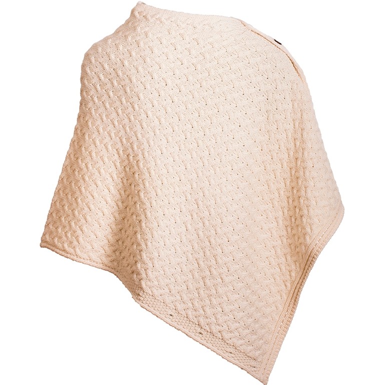 Aran Woollen Mills Irish Shrug Cape (White) Clothing Capes Shawls at ...