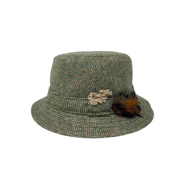 Hanna Hats Irish Walking Hat (Green and Fawn Speckled) Clothing Caps ...