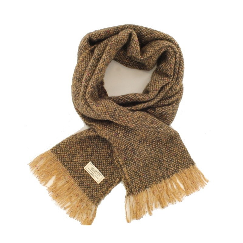 Mucros Weavers Men's Soft Donegal Tweed Scarf