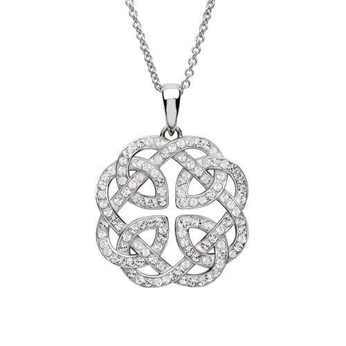 Sterling Silver Celtic Knot Necklace – CelticJewellery
