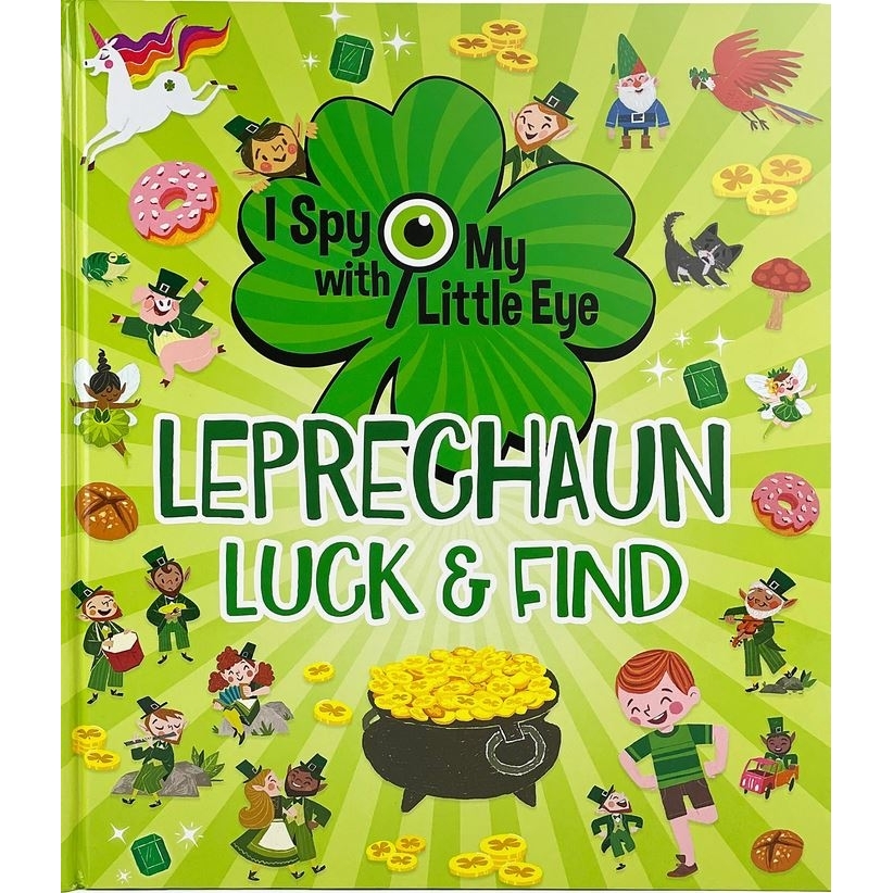 Burke and Hogan Leprechaun Luck and Find Book Entertainment Books Books A-J  at Irish on Grand