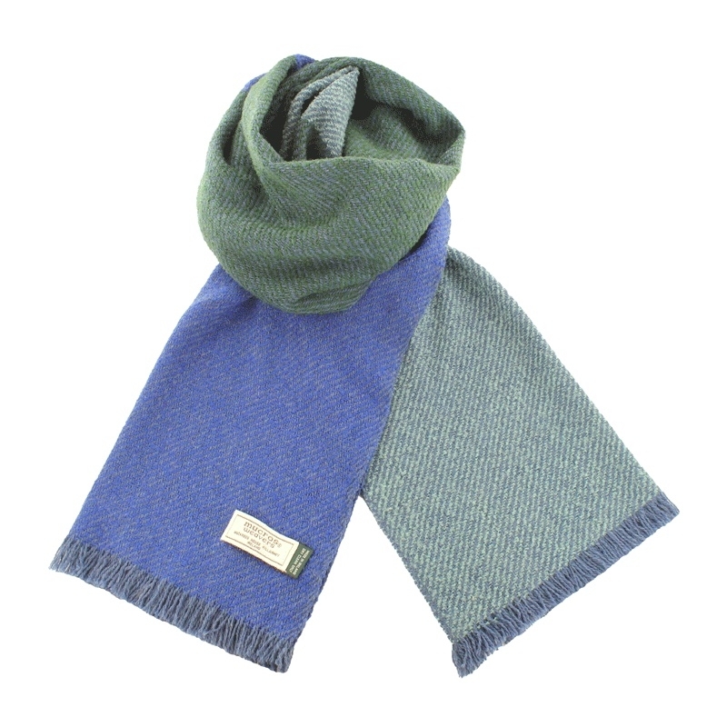 Branigan Weavers Wool Country Scarf - Connemara Light-Grey