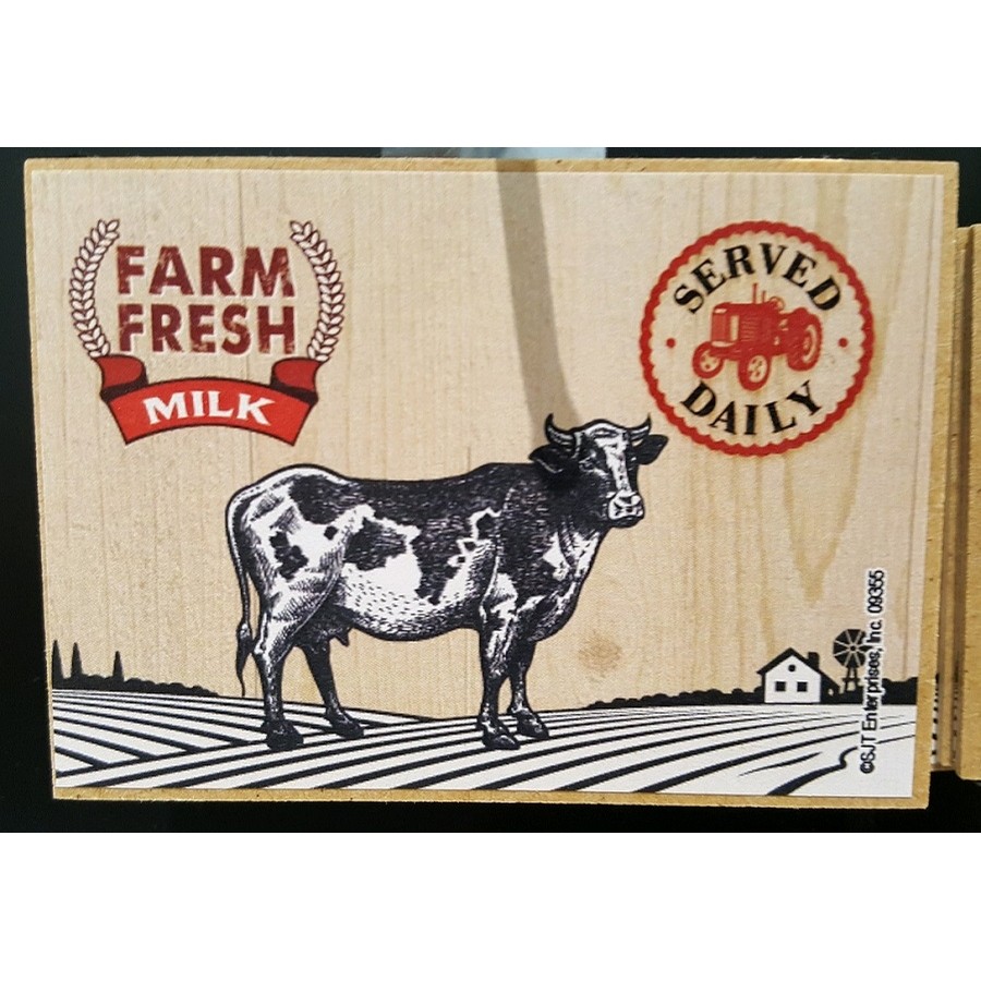 Sjt Enterprises Inc Wood Magnet Farm Fresh Milk Magnets At University Mall Store