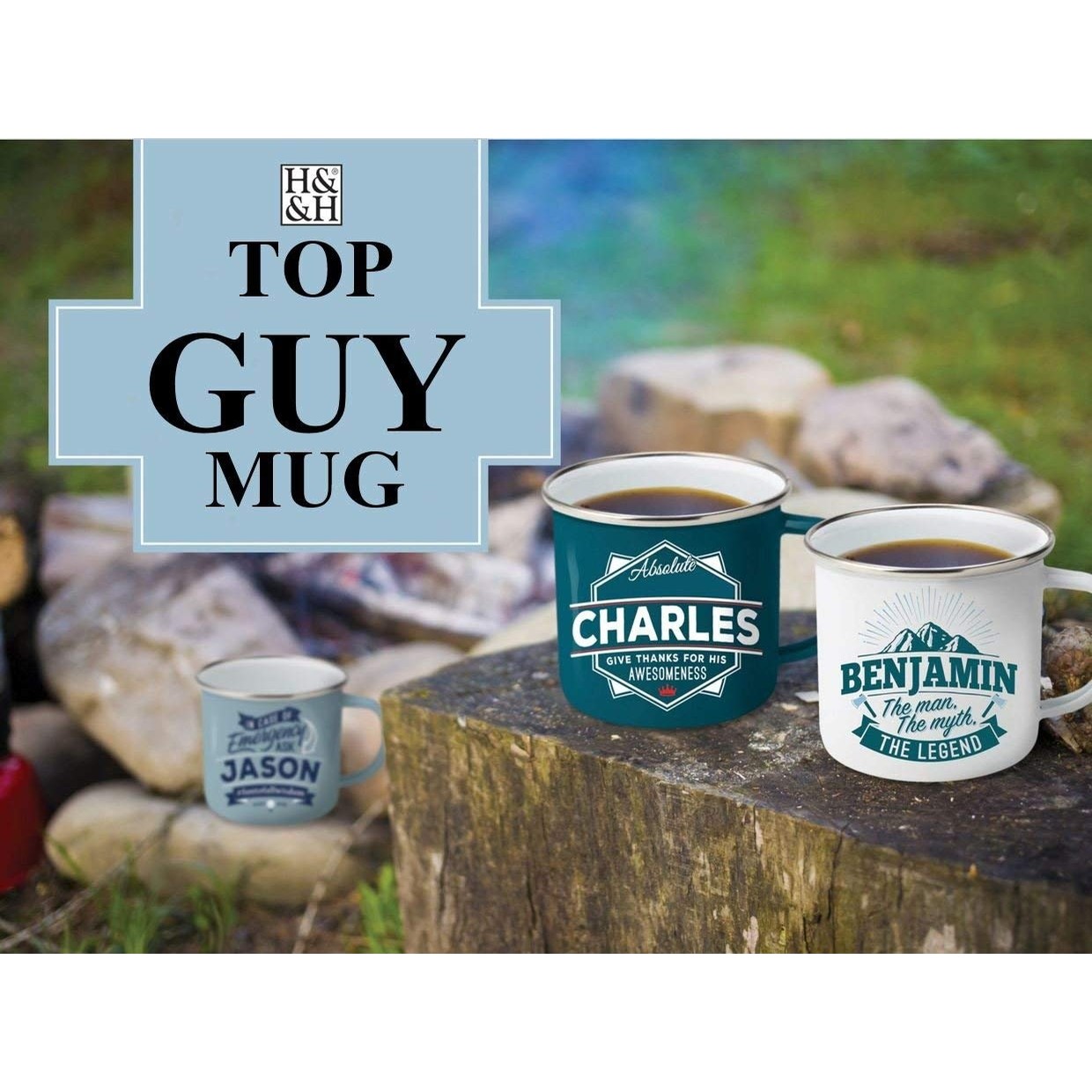 Top Guy Enamel Mugs (Coffee)