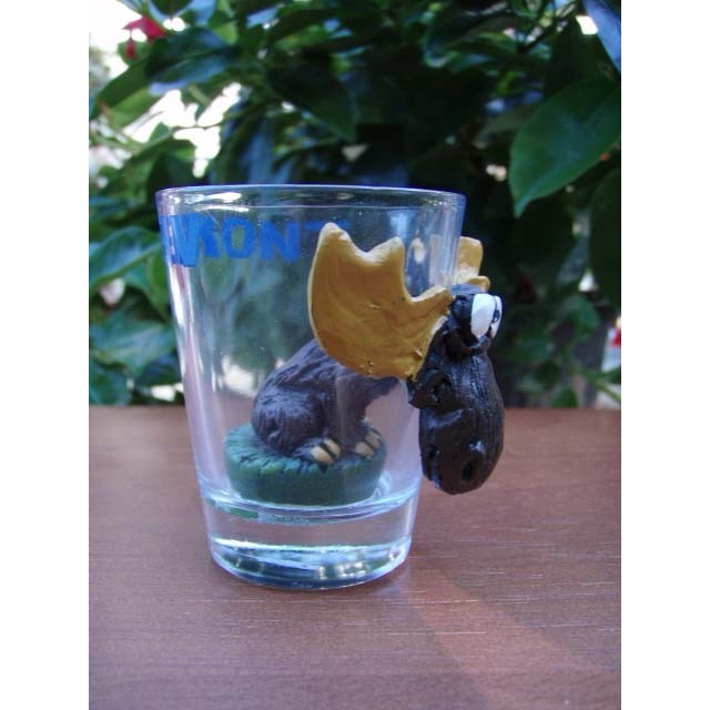 Bustin' Out Moose Shot Glass