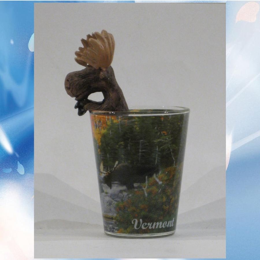 Moose Kisses Shot Glass