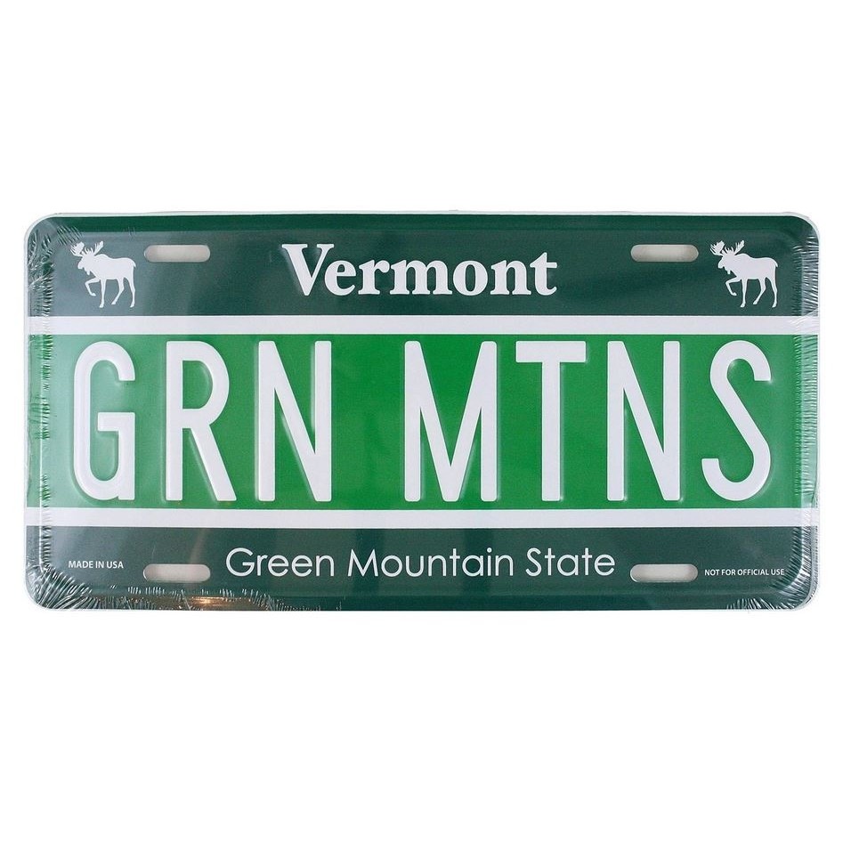 GRN MTNS License Plate