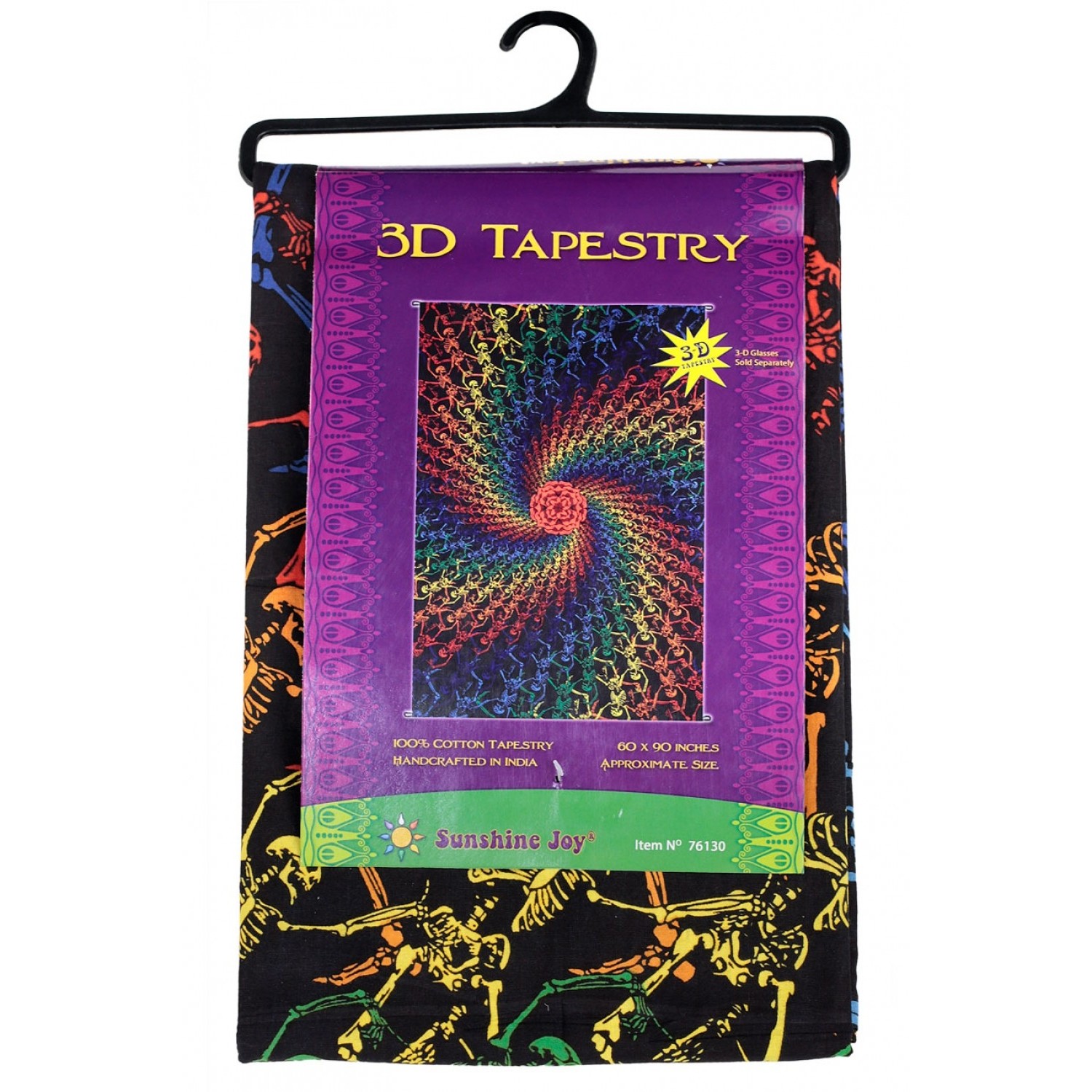 3D Spiral Skeletons Tapestry