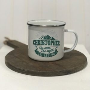 Top Guy Enamel Mugs (Christopher)