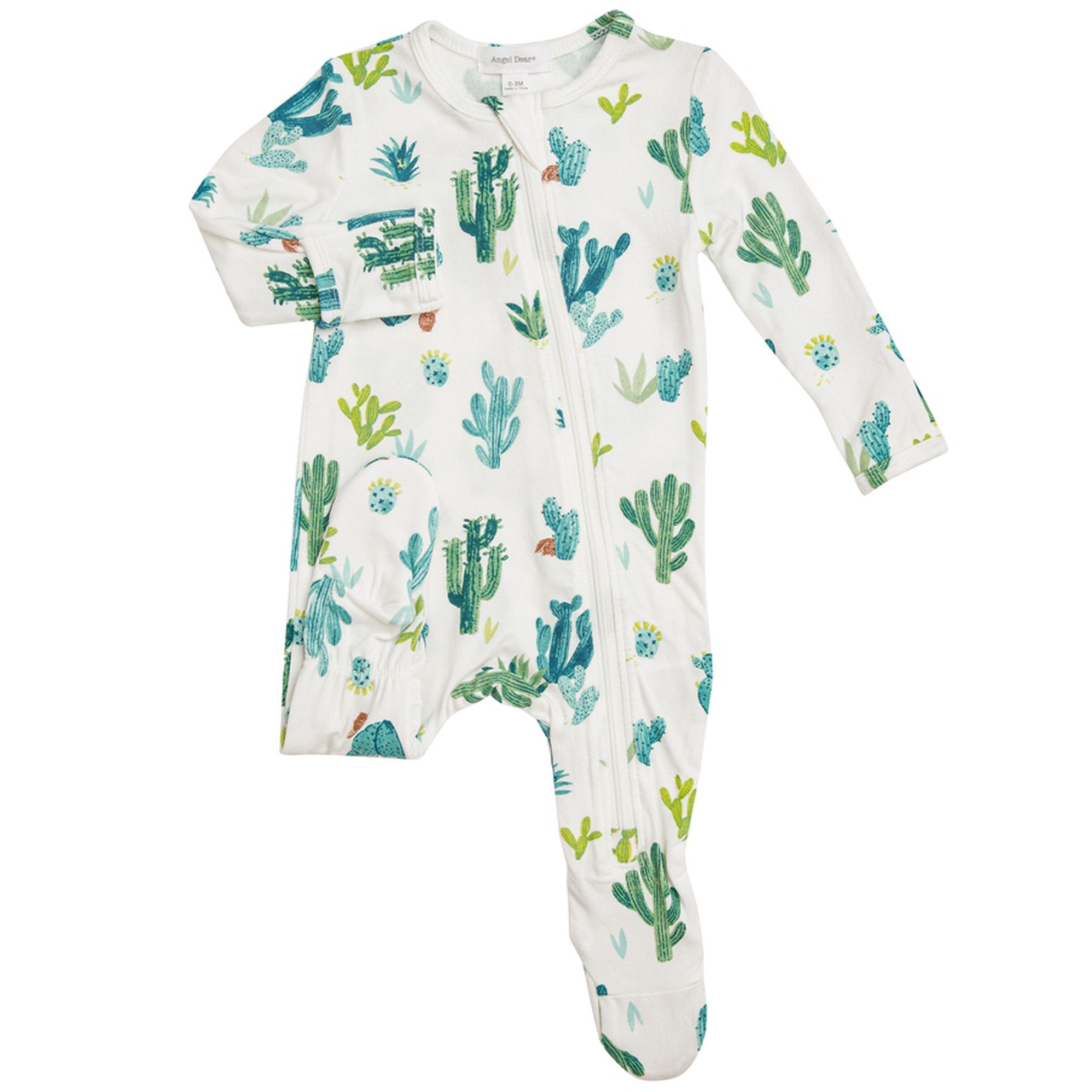 Angel Dear Zipper Footie (Cactus 