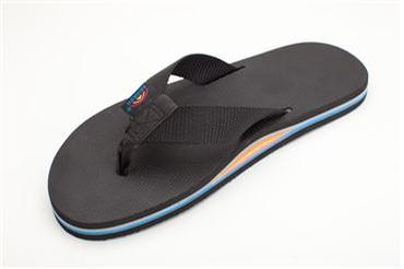 Rainbow Sandals Classic Single Layer Classic Rubber Nylon Strap