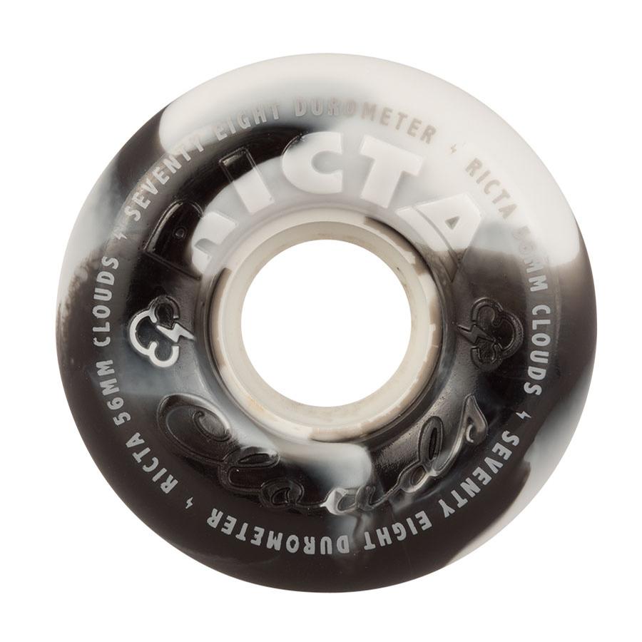 Ricta Clouds Swirl Wheels 78a (Black/White Swirl) Wheels at Switch